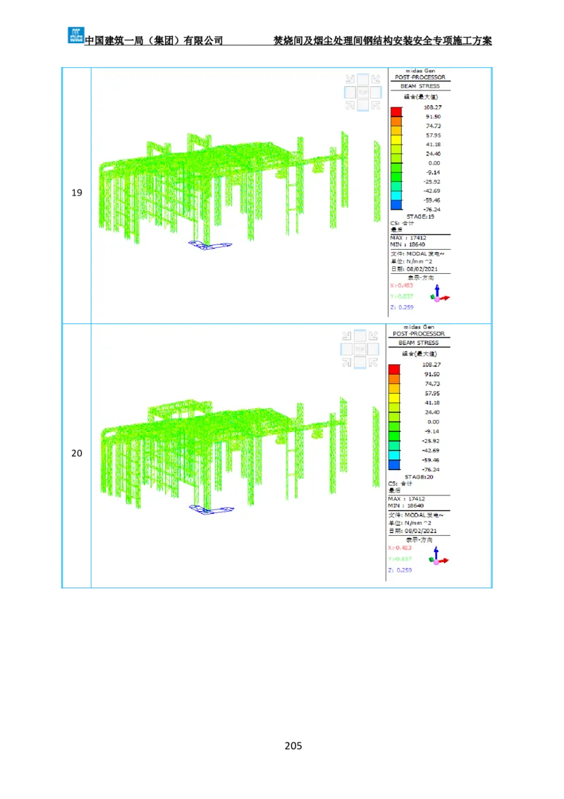 广州市第五资源热力电厂二期工程及配套设施项目钢结构工程-焚烧间、净化间安装安全专项施工方案_2021-2023年优秀施组方案_施工方案