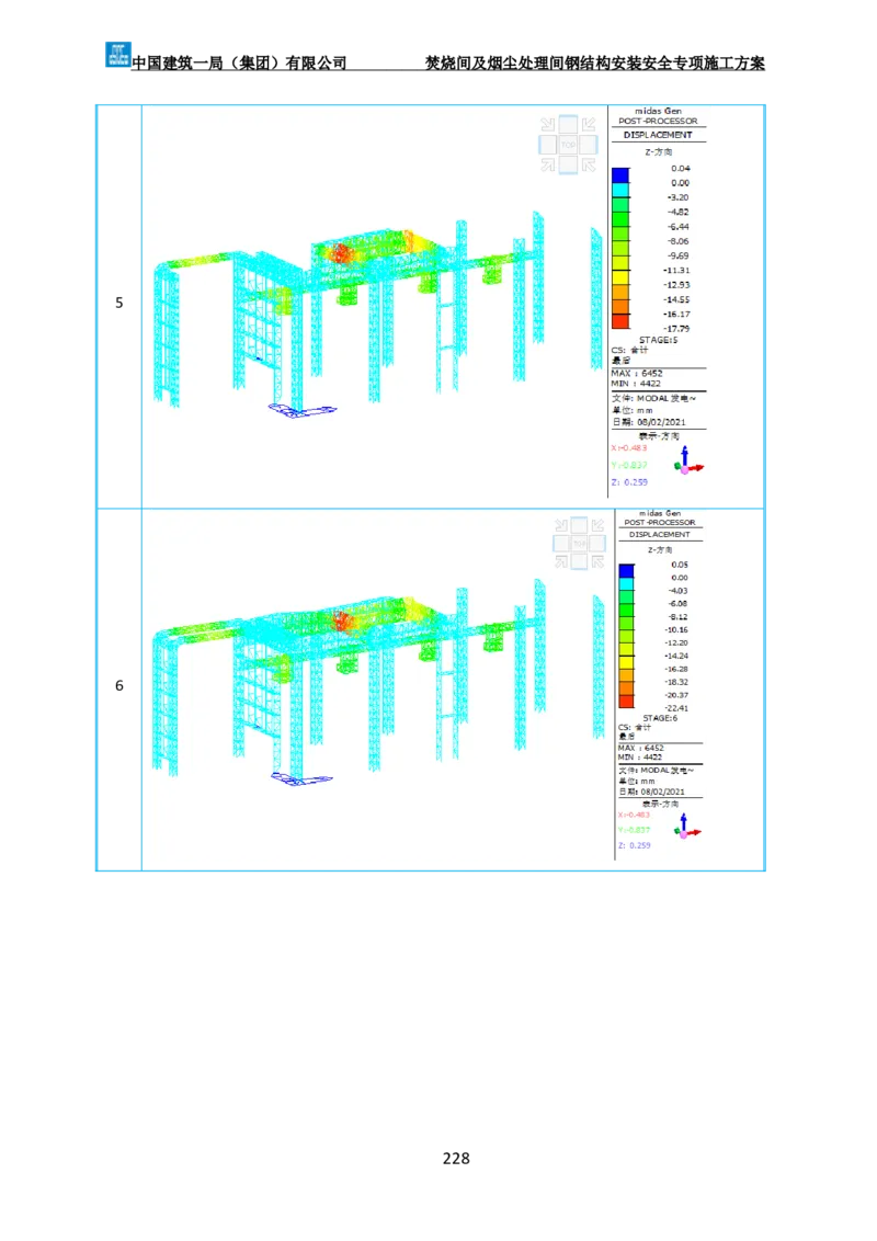 广州市第五资源热力电厂二期工程及配套设施项目钢结构工程-焚烧间、净化间安装安全专项施工方案_2021-2023年优秀施组方案_施工方案