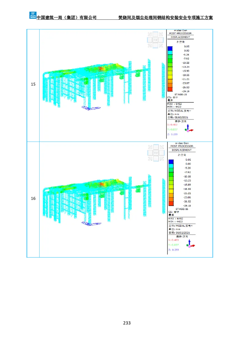 广州市第五资源热力电厂二期工程及配套设施项目钢结构工程-焚烧间、净化间安装安全专项施工方案_2021-2023年优秀施组方案_施工方案