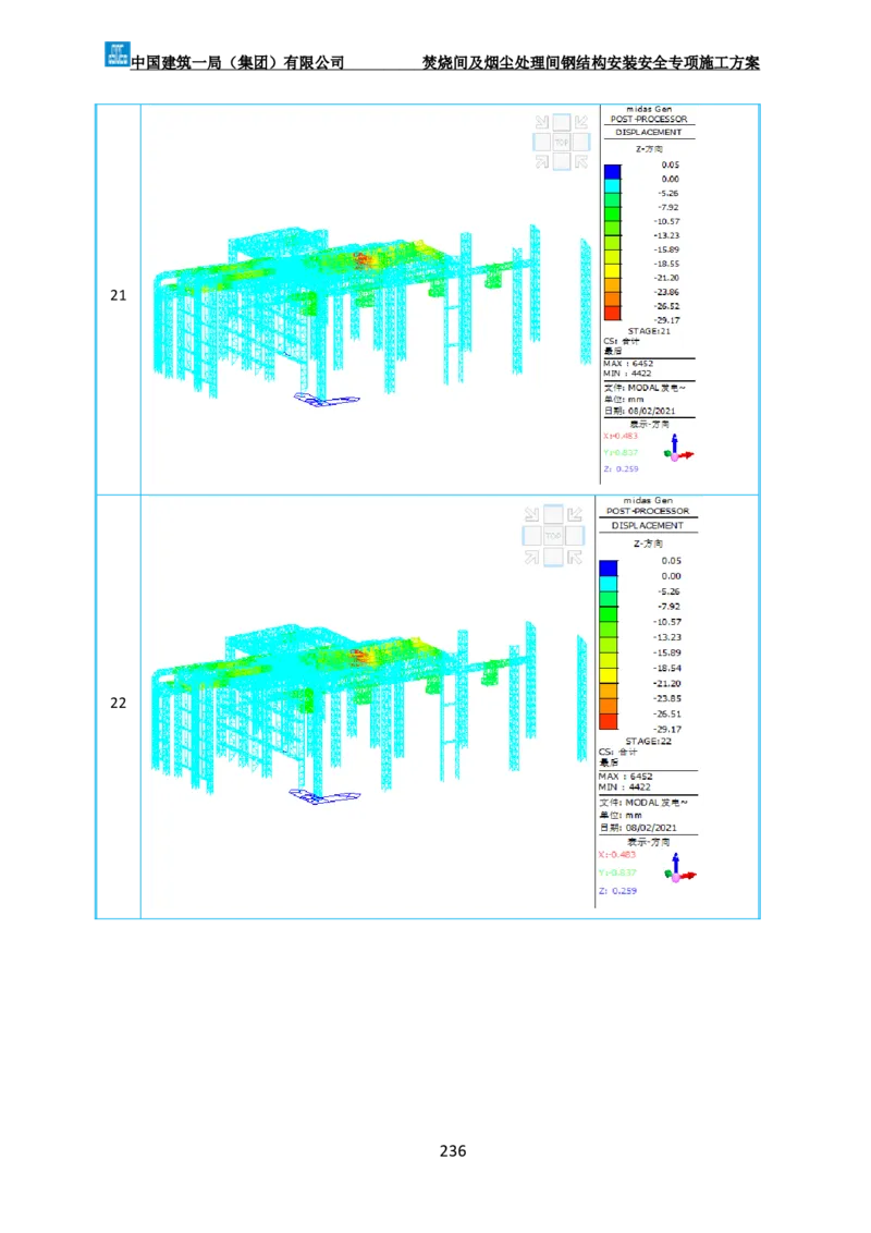 广州市第五资源热力电厂二期工程及配套设施项目钢结构工程-焚烧间、净化间安装安全专项施工方案_2021-2023年优秀施组方案_施工方案