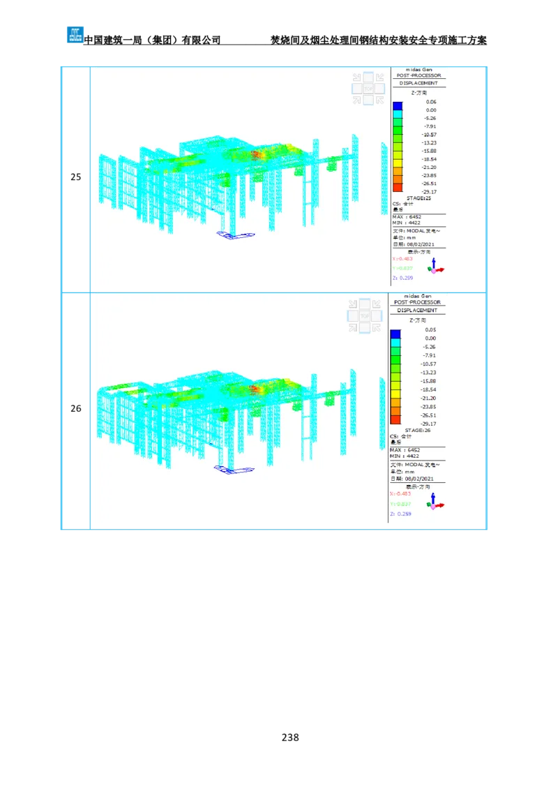 广州市第五资源热力电厂二期工程及配套设施项目钢结构工程-焚烧间、净化间安装安全专项施工方案_2021-2023年优秀施组方案_施工方案