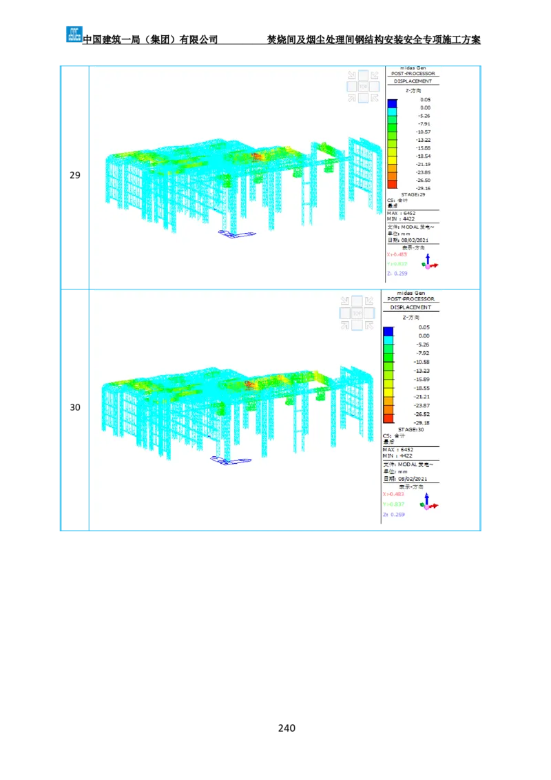 广州市第五资源热力电厂二期工程及配套设施项目钢结构工程-焚烧间、净化间安装安全专项施工方案_2021-2023年优秀施组方案_施工方案