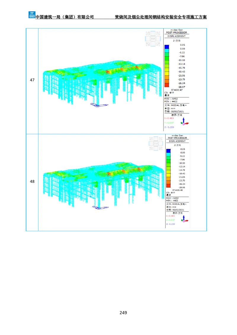 广州市第五资源热力电厂二期工程及配套设施项目钢结构工程-焚烧间、净化间安装安全专项施工方案_2021-2023年优秀施组方案_施工方案