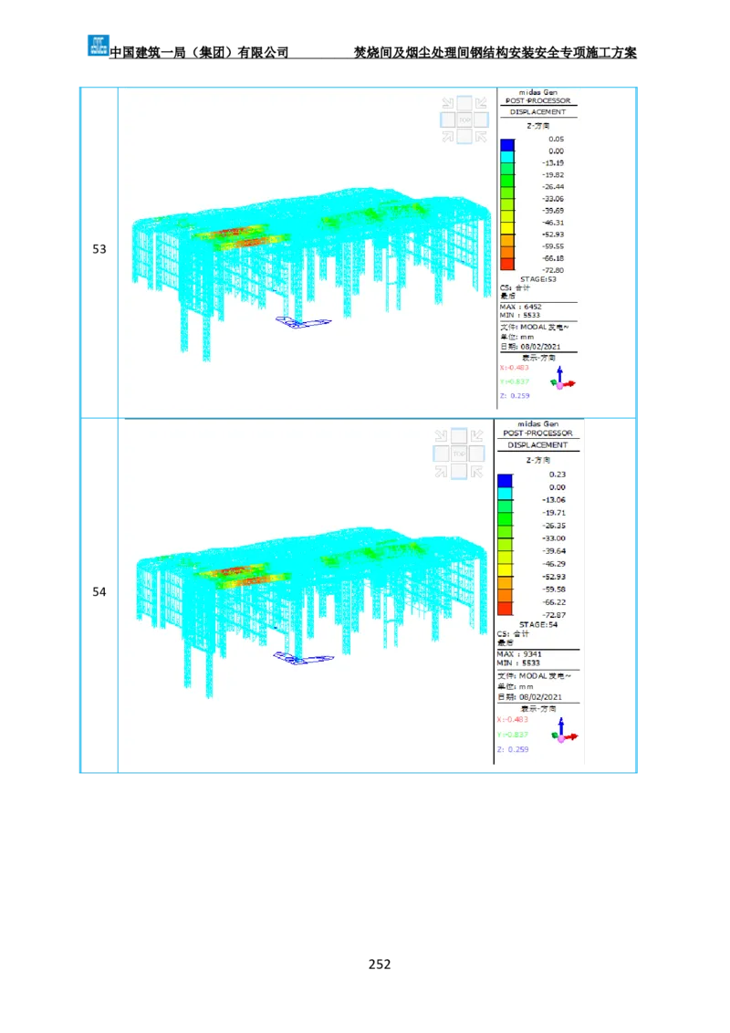 广州市第五资源热力电厂二期工程及配套设施项目钢结构工程-焚烧间、净化间安装安全专项施工方案_2021-2023年优秀施组方案_施工方案