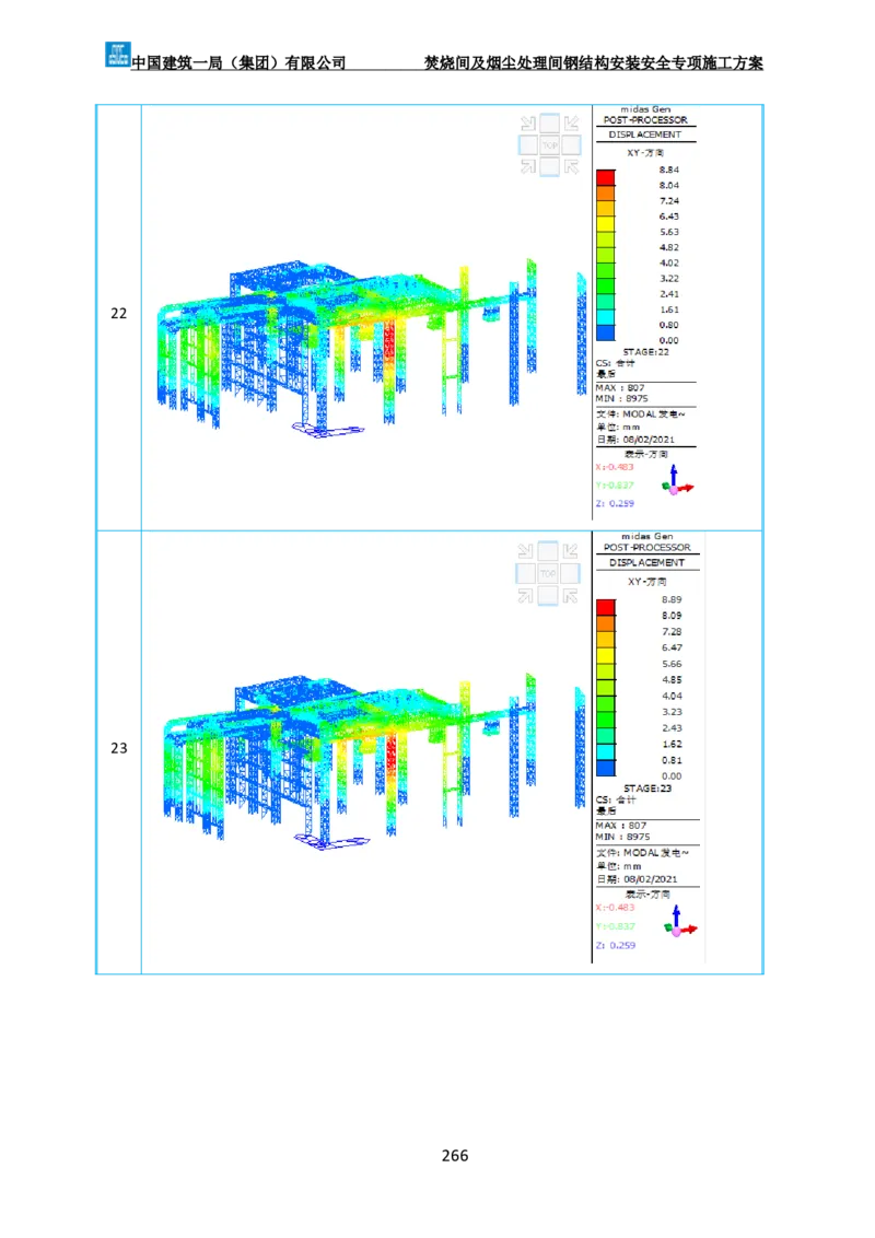 广州市第五资源热力电厂二期工程及配套设施项目钢结构工程-焚烧间、净化间安装安全专项施工方案_2021-2023年优秀施组方案_施工方案