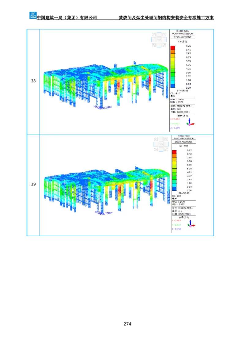 广州市第五资源热力电厂二期工程及配套设施项目钢结构工程-焚烧间、净化间安装安全专项施工方案_2021-2023年优秀施组方案_施工方案