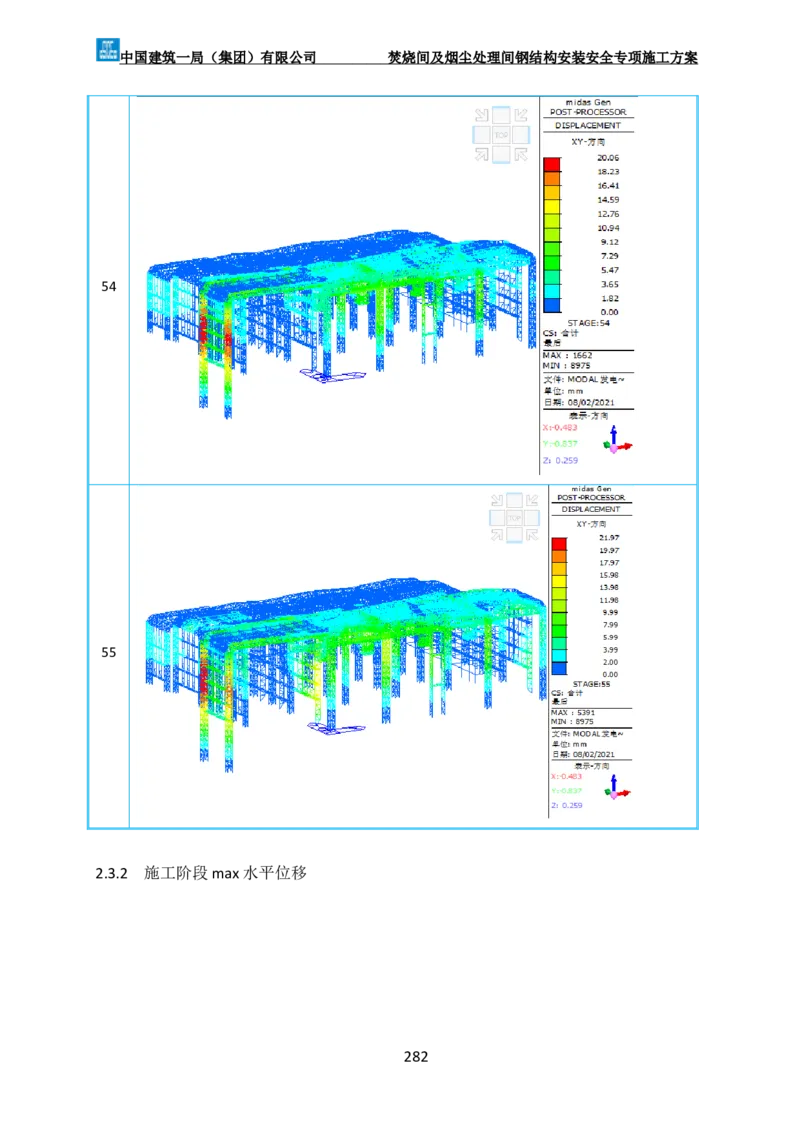 广州市第五资源热力电厂二期工程及配套设施项目钢结构工程-焚烧间、净化间安装安全专项施工方案_2021-2023年优秀施组方案_施工方案