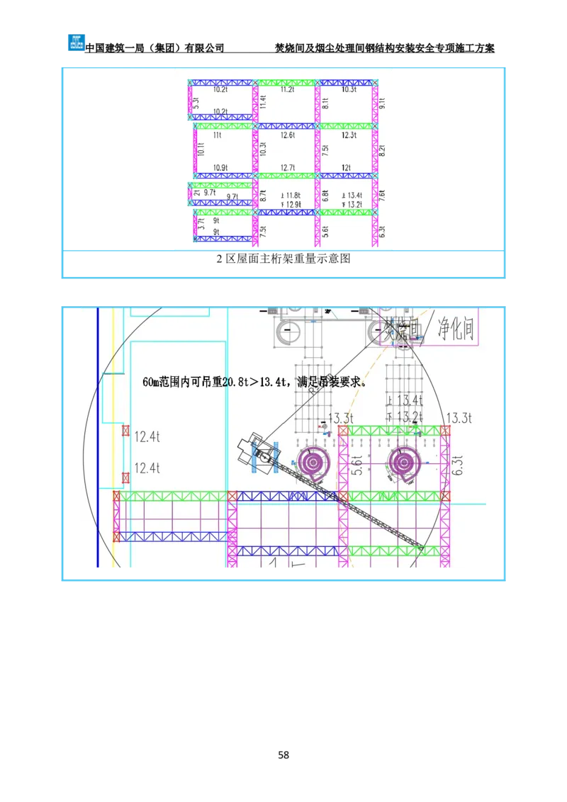 广州市第五资源热力电厂二期工程及配套设施项目钢结构工程-焚烧间、净化间安装安全专项施工方案_2021-2023年优秀施组方案_施工方案