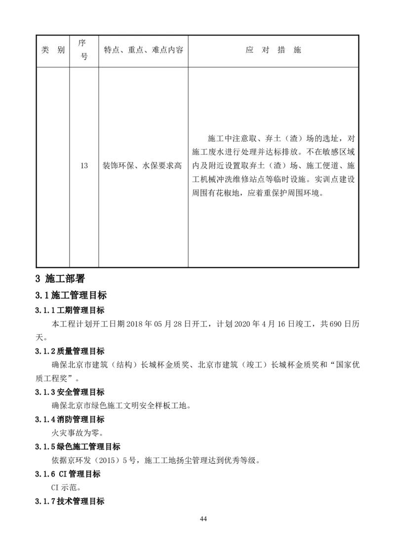 整形一期施工组织设计-报局优秀施组方案_2021-2023年优秀施组方案_施工组织设计_整形医院项目施工组织设计_001施工组织设计