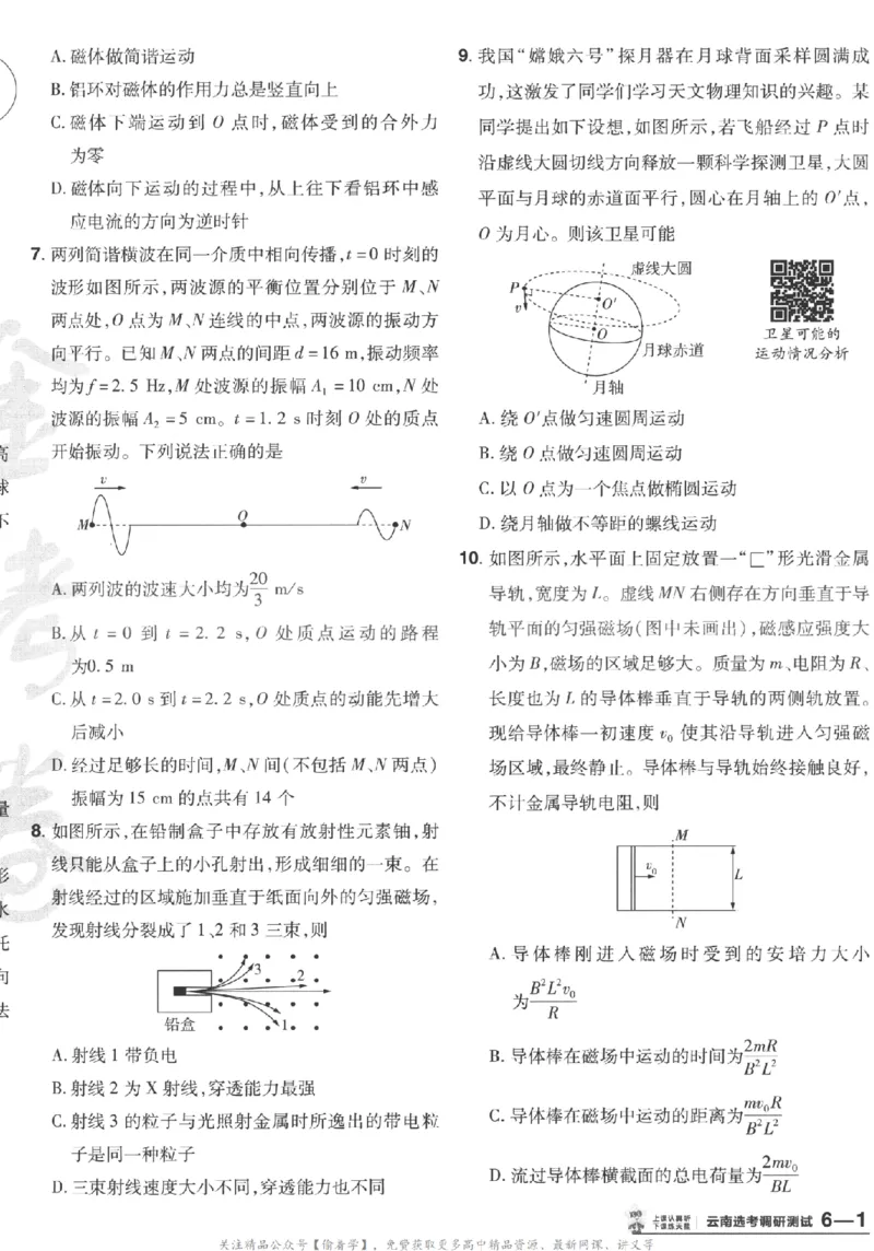 2025《金考卷&middot;特快专递&middot;第3期&middot;物理》A4_2025高中教辅（后续还会更新新习题试卷）_2025版《金考卷特快专递》_2025版金考卷特快专递第三期物理