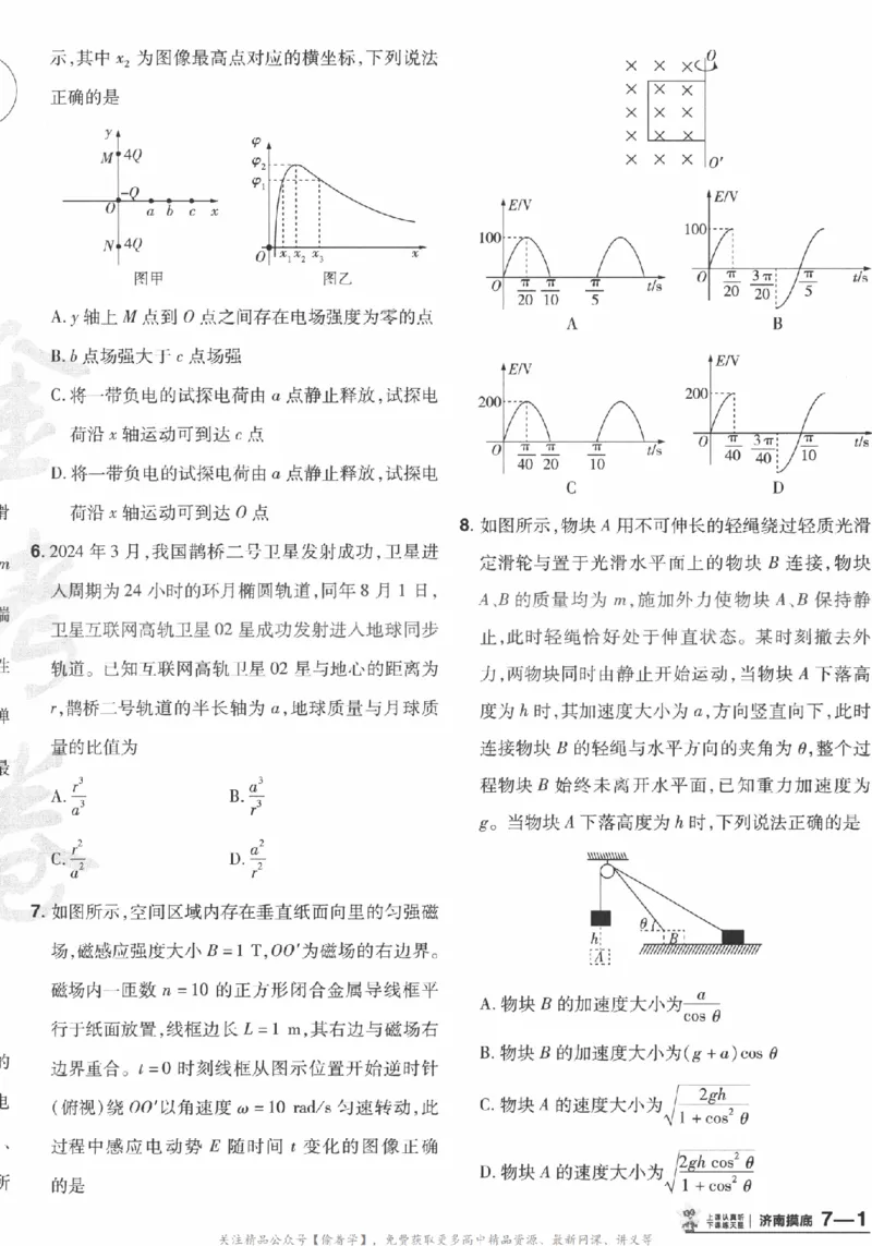 2025《金考卷&middot;特快专递&middot;第3期&middot;物理》A4_2025高中教辅（后续还会更新新习题试卷）_2025版《金考卷特快专递》_2025版金考卷特快专递第三期物理
