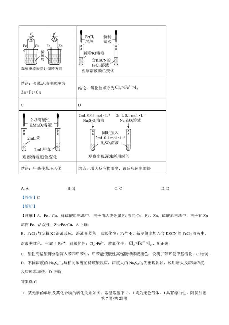 2025年高考化学试卷（陕晋青宁卷）（解析卷）_历年高考真题合集_化学历年高考真题_新&middot;PDF版2008-2025&middot;高考化学真题_化学（按年份分类）2008-2025_2025&middot;高考化学真题
