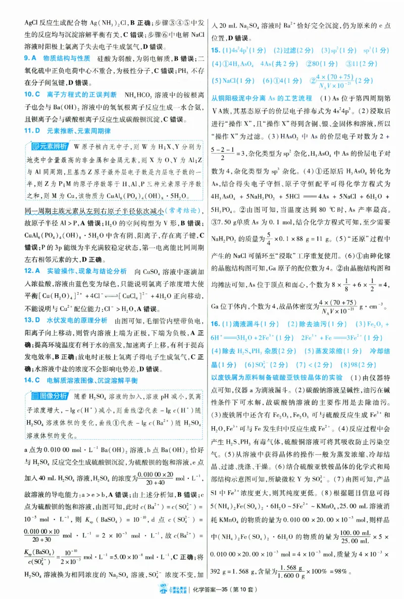 2025《金考卷&middot;特快专递&middot;第3期&middot;化学》答案_2025高中教辅（后续还会更新新习题试卷）_2025版《金考卷特快专递》_2025版金考卷特快专递第三期化学