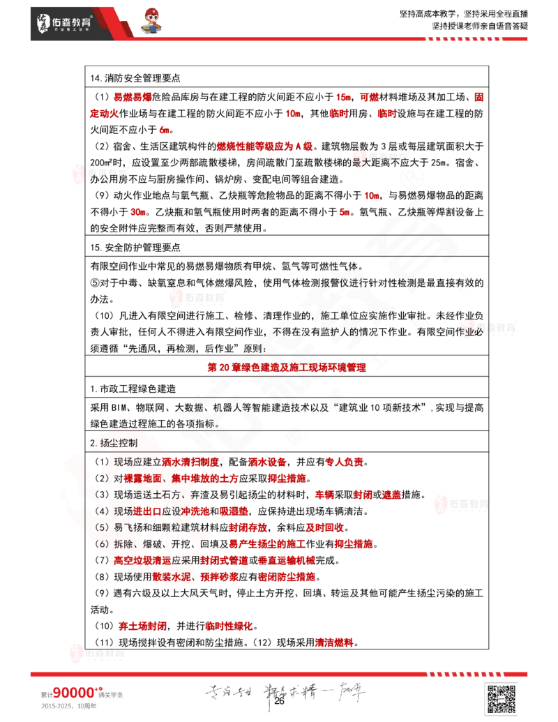 2025.9.16-9.18佑森教育林子婷授课一建市政实务《冲刺考点》专用讲义，版权所有，侵权必究_2026年一级建造师_2026年一建市政_2025年一建市政SVIP_02-基础精讲✿高端面授✿深度强化