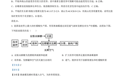 2025年高考生物试卷（陕晋青宁卷）（解析卷）_生物历年高考真题_新&middot;PDF版2008-2025&middot;高考生物真题_生物（按年份分类）2008-2025_2025&middot;高考生物真题