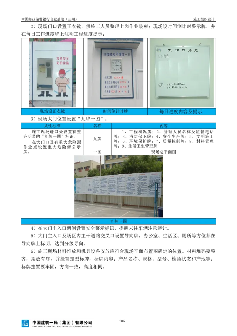 邮储三期施工组织设计（修改后）0620_2021-2023年优秀施组方案_施工组织设计_施组18-中国邮政储蓄银行合肥基地（三期）施工组织设计_1-施工组织设计