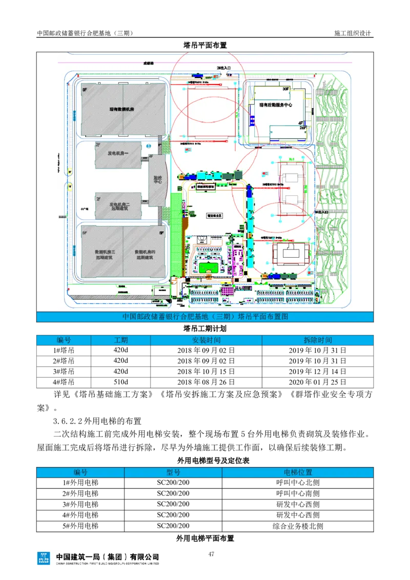 邮储三期施工组织设计（修改后）0620_2021-2023年优秀施组方案_施工组织设计_施组18-中国邮政储蓄银行合肥基地（三期）施工组织设计_1-施工组织设计