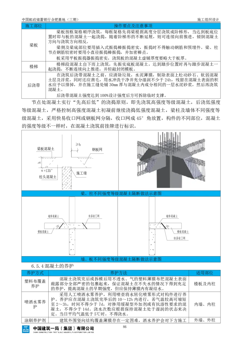 邮储三期施工组织设计（修改后）0620_2021-2023年优秀施组方案_施工组织设计_施组18-中国邮政储蓄银行合肥基地（三期）施工组织设计_1-施工组织设计