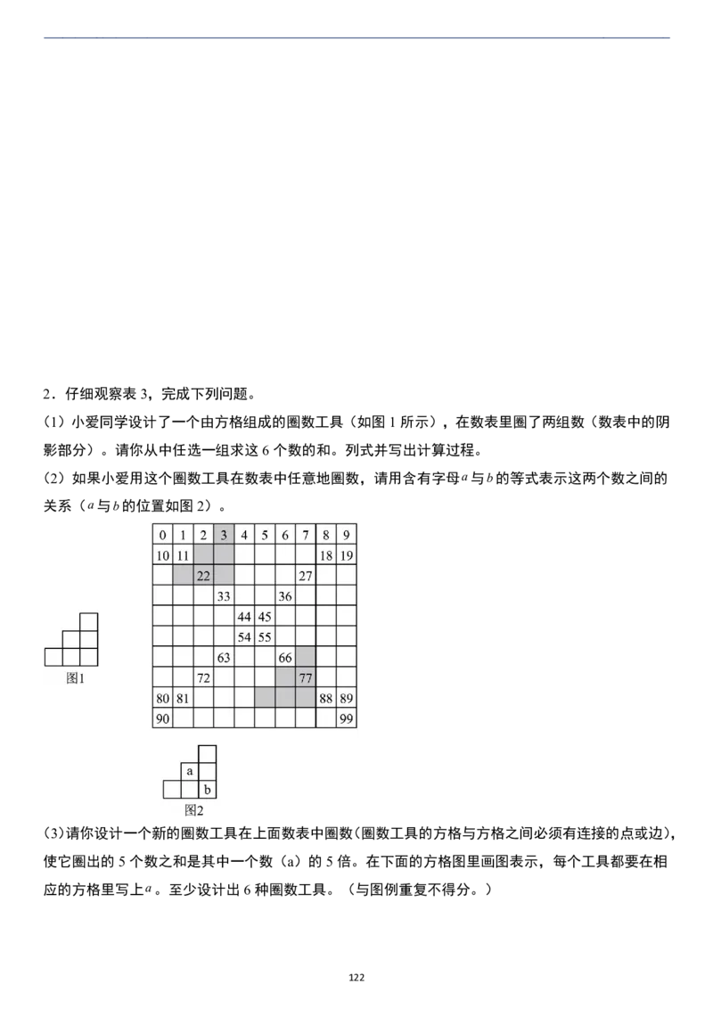 小升初数学模块综合复习259个考点（练习版）_7-2026小升初数学复习资料