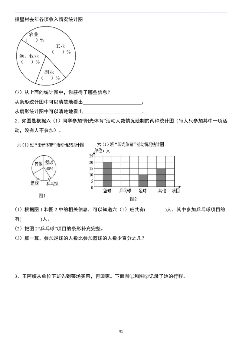 小升初数学模块综合复习259个考点（练习版）_7-2026小升初数学复习资料