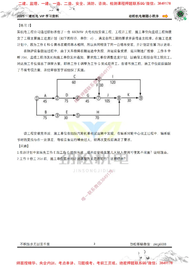网络图练习2025.4.3空白_2026年一级建造师_2026年一建机电_2025年一建机电SVIP_02-基础精讲✿高端面授✿深度强化_30-机电《全系VIP班》劲松SMR_作业_空白