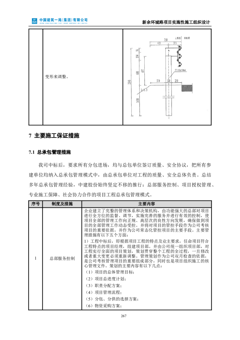新余环城路项目施工组织设计_2021-2023年优秀施组方案_施工组织设计_施组11-新余环城路项目施工组织设计