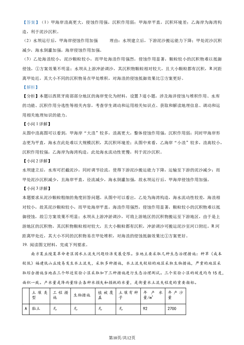 2024年高考地理试卷（福建）（解析卷）_地理历年高考真题_新&middot;Word版2008-2025&middot;高考地理真题_地理（按年份分类）2008-2025_2024&middot;地理高考真题