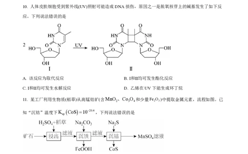 2025年高考化学试卷（黑吉辽蒙卷）（空白卷）_历年高考真题合集_化学历年高考真题_新&middot;PDF版2008-2025&middot;高考化学真题_化学（按年份分类）2008-2025_2025&middot;高考化学真题
