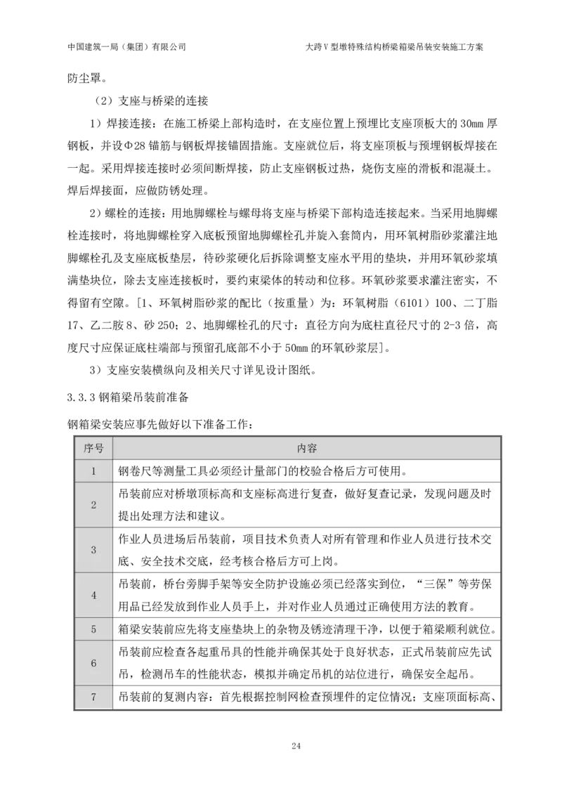大跨V型墩特殊结构桥梁箱梁吊装安装施工方案_2021-2023年优秀施组方案_施工方案_绛溪四线项目大跨V型墩特殊结构桥梁箱梁吊装安装施工方案_01施工方案