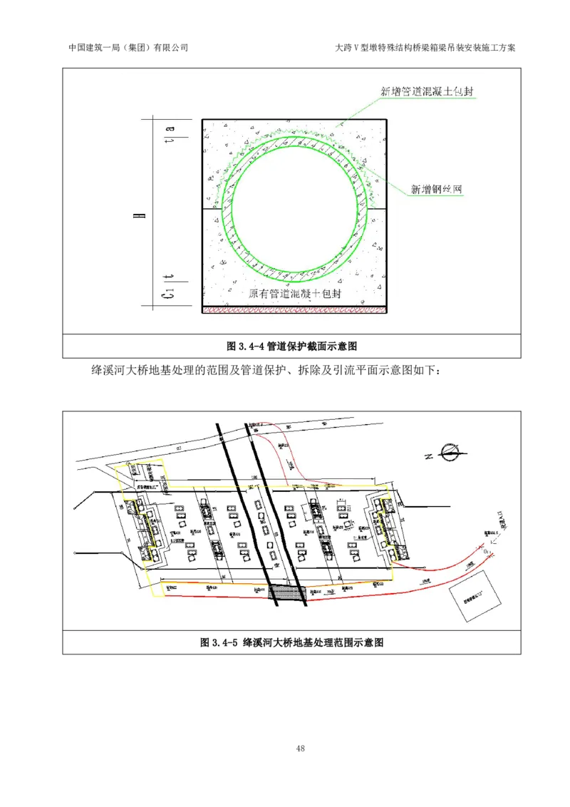 大跨V型墩特殊结构桥梁箱梁吊装安装施工方案_2021-2023年优秀施组方案_施工方案_绛溪四线项目大跨V型墩特殊结构桥梁箱梁吊装安装施工方案_01施工方案
