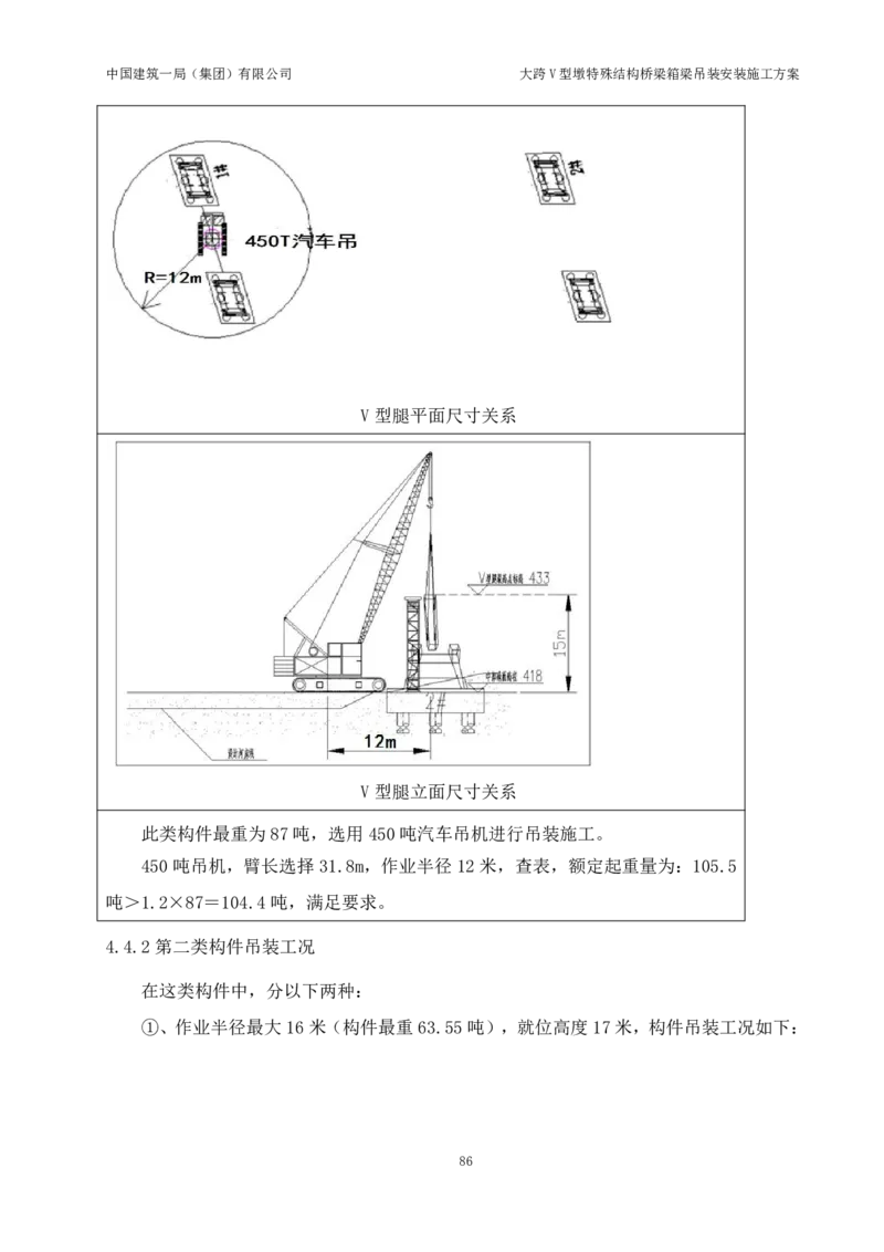 大跨V型墩特殊结构桥梁箱梁吊装安装施工方案_2021-2023年优秀施组方案_施工方案_绛溪四线项目大跨V型墩特殊结构桥梁箱梁吊装安装施工方案_01施工方案
