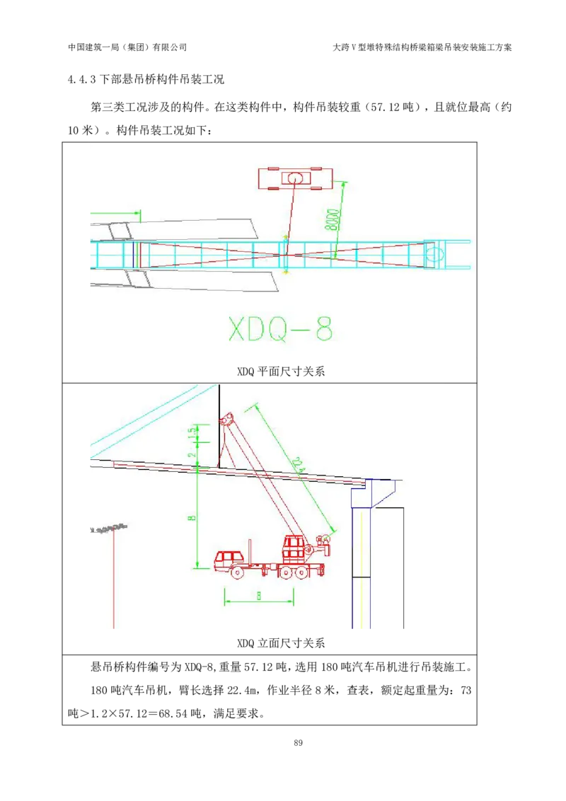 大跨V型墩特殊结构桥梁箱梁吊装安装施工方案_2021-2023年优秀施组方案_施工方案_绛溪四线项目大跨V型墩特殊结构桥梁箱梁吊装安装施工方案_01施工方案