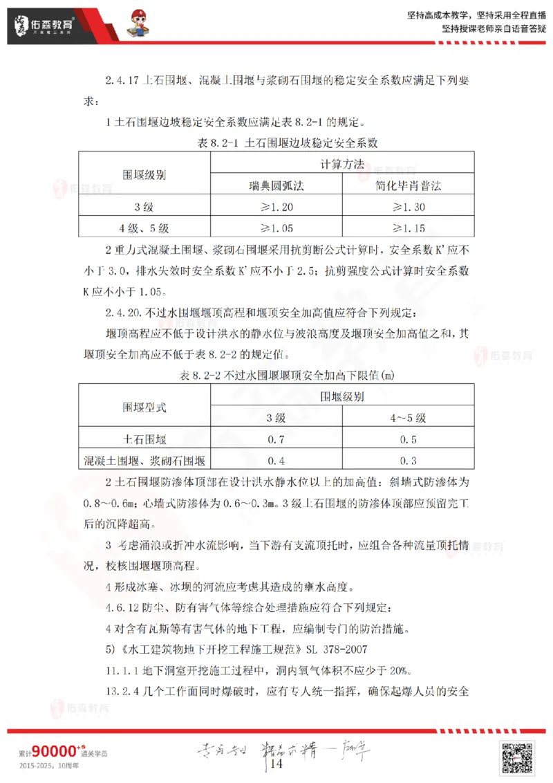 2025.5.10佑森教育赵建玲授课一建水利实务《第七、八、九章》专用讲义，版权所有，侵权必究_2026年一级建造师_2026年一建水利_2025年一建水利SVIP_02-基础精讲✿高端面授✿深度强化