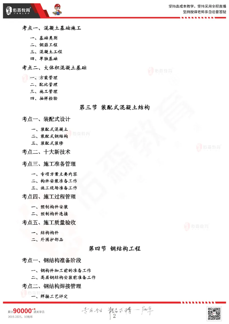 2025.6.7佑森教育闫力齐授课一建建筑实务《主体结构》专用讲义，版权所有，侵权必究_2026年一级建造师_2026年一建建筑_2025年一建建筑SVIP_02-基础精讲✿高端面授✿深度强化