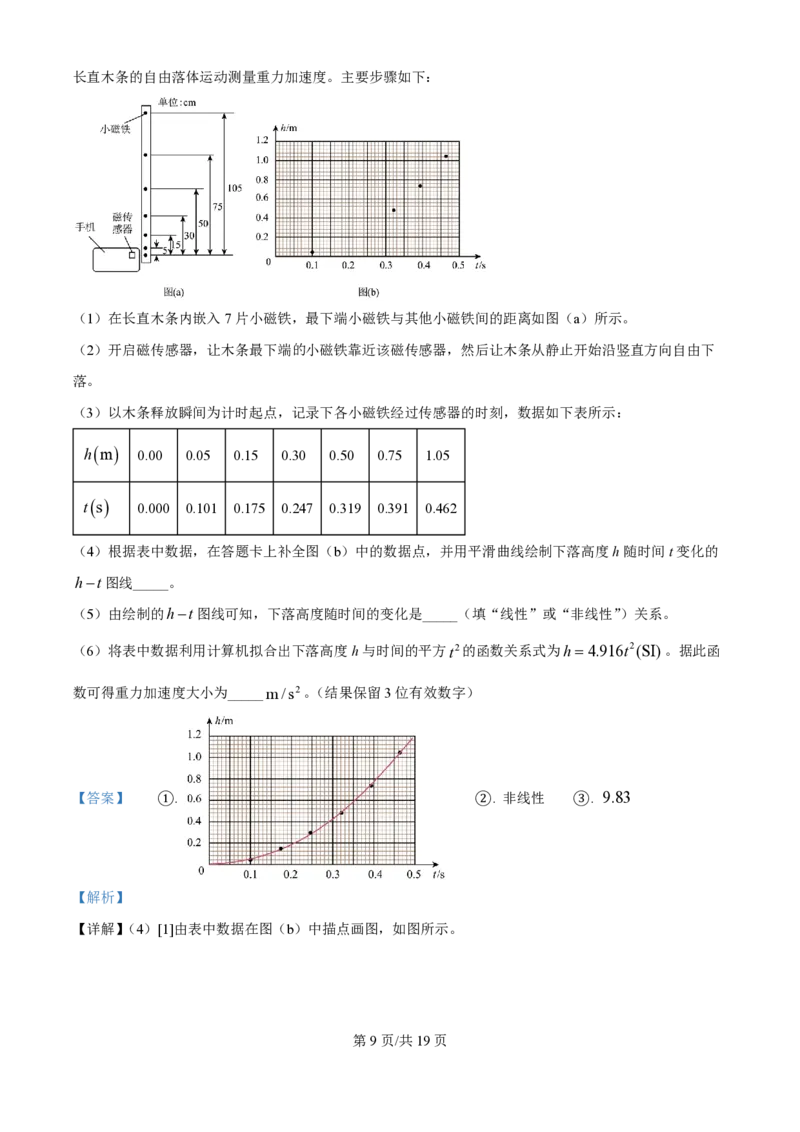 2024年高考物理试卷（贵州）（解析卷）_物理历年高考真题_新&middot;PDF版2008-2025&middot;高考物理真题_物理（按年份分类）2008-2025_2024&middot;高考物理真题