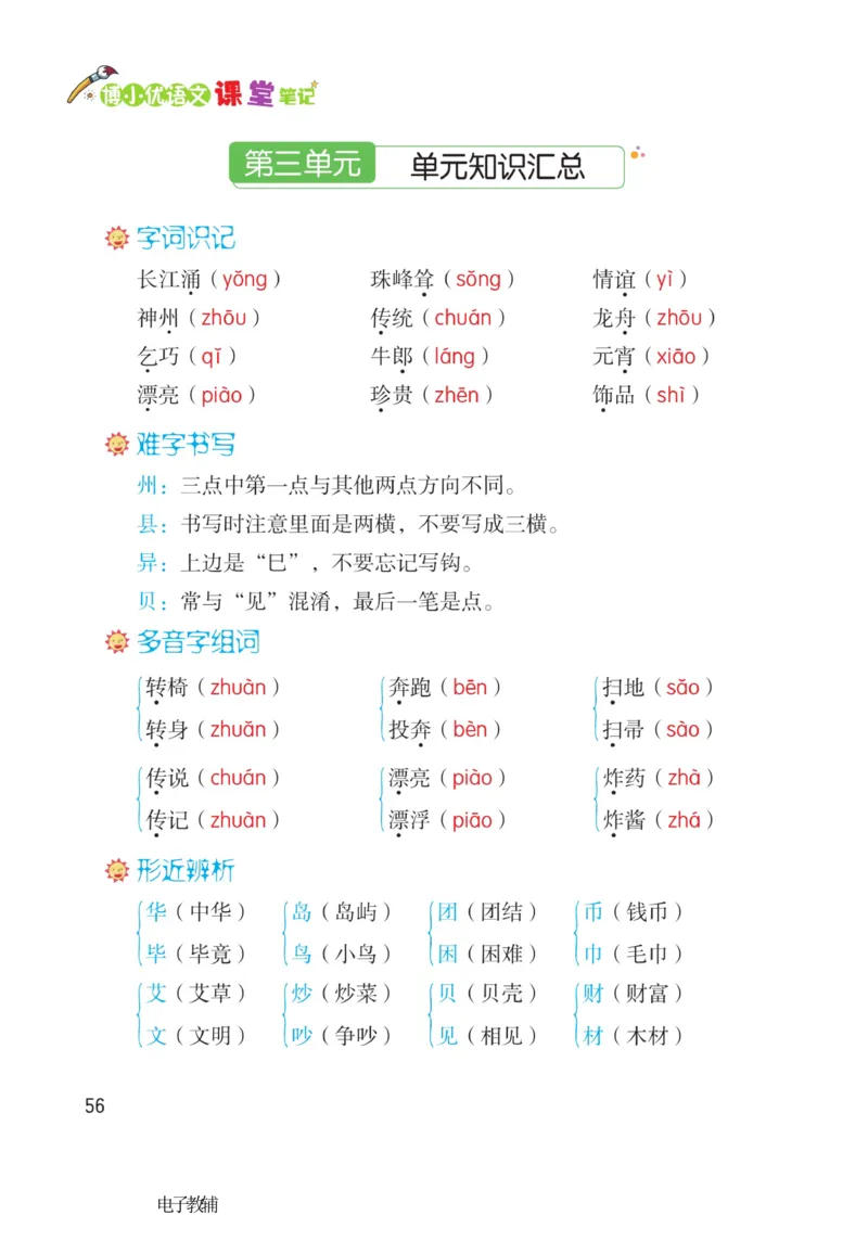 《博小优课堂笔记》语文2年级下册（RJ）_二年级上下册资料_小学二年级学习资料-25年更新版_2-02、小学二年级语文下册_2-2-2、练习题、作业、试题、试卷_电子册类