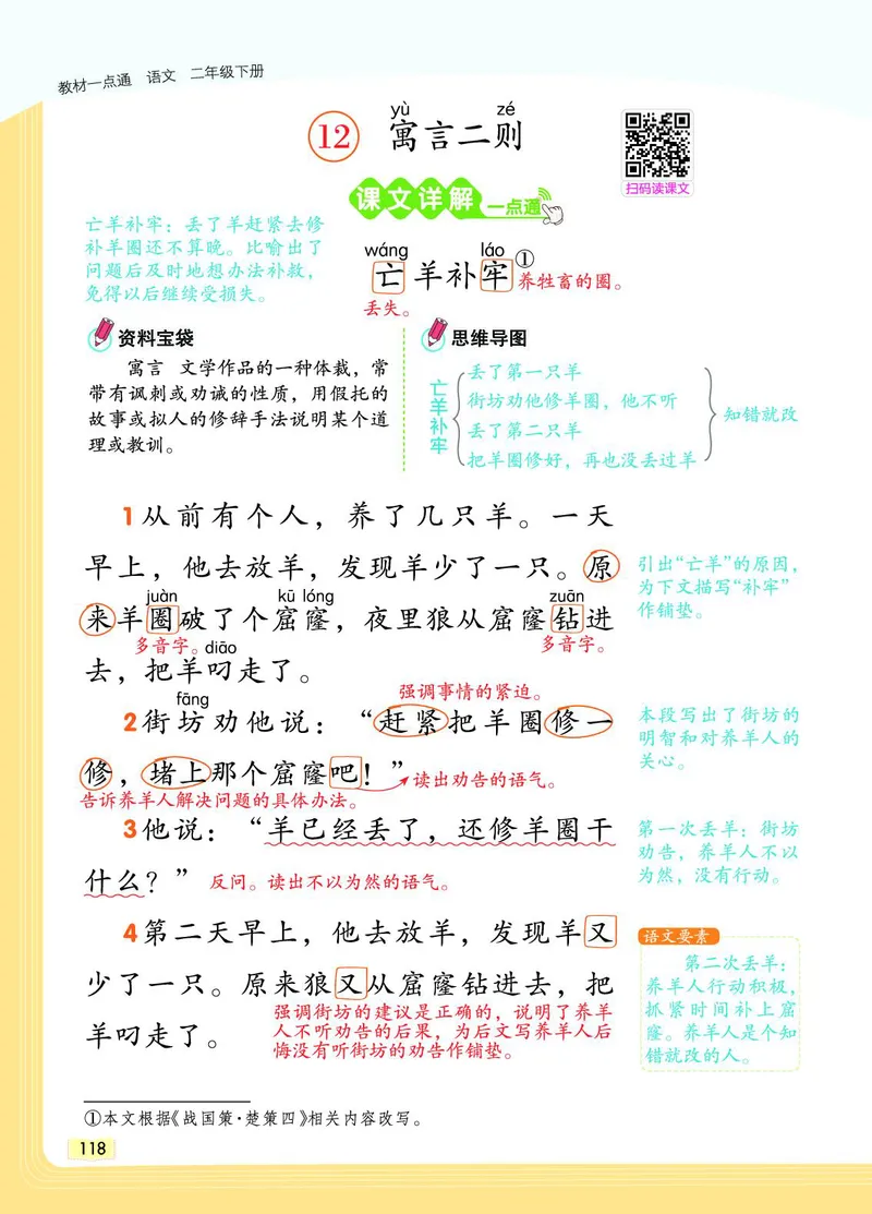《教材一点通》语文2年级下册（RJ）_二年级上下册资料_小学二年级学习资料-25年更新版_2-02、小学二年级语文下册_2-2-2、练习题、作业、试题、试卷_电子册类_教材解读