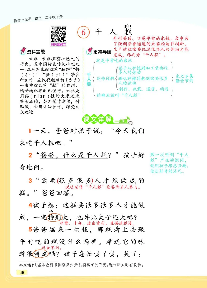 《教材一点通》语文2年级下册（RJ）_二年级上下册资料_小学二年级学习资料-25年更新版_2-02、小学二年级语文下册_2-2-2、练习题、作业、试题、试卷_电子册类_教材解读