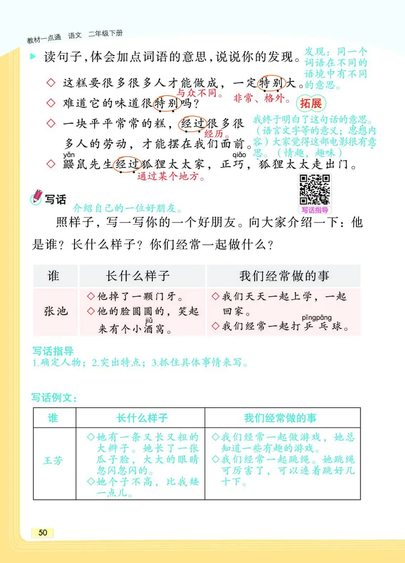 《教材一点通》语文2年级下册（RJ）_二年级上下册资料_小学二年级学习资料-25年更新版_2-02、小学二年级语文下册_2-2-2、练习题、作业、试题、试卷_电子册类_教材解读