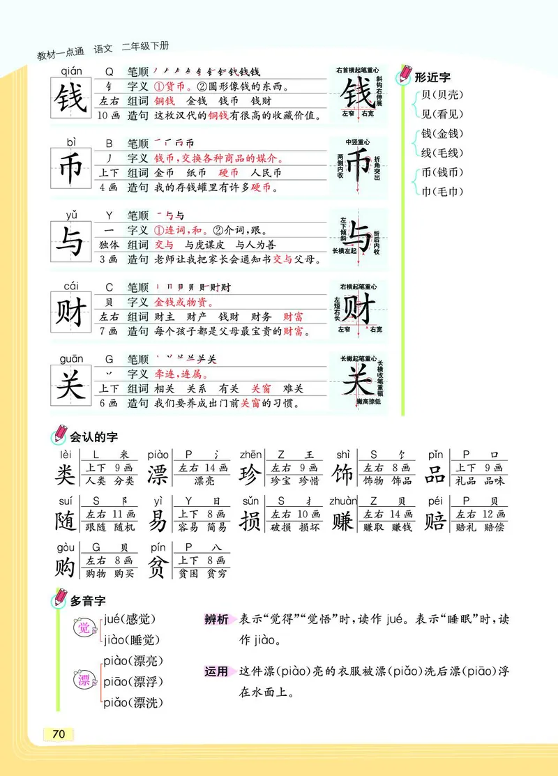 《教材一点通》语文2年级下册（RJ）_二年级上下册资料_小学二年级学习资料-25年更新版_2-02、小学二年级语文下册_2-2-2、练习题、作业、试题、试卷_电子册类_教材解读