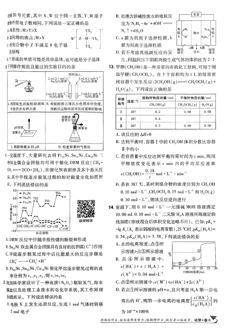 2025版高考必刷卷化学新高考版_2025高中教辅（后续还会更新新习题试卷）_《2025高考必刷卷》_化学