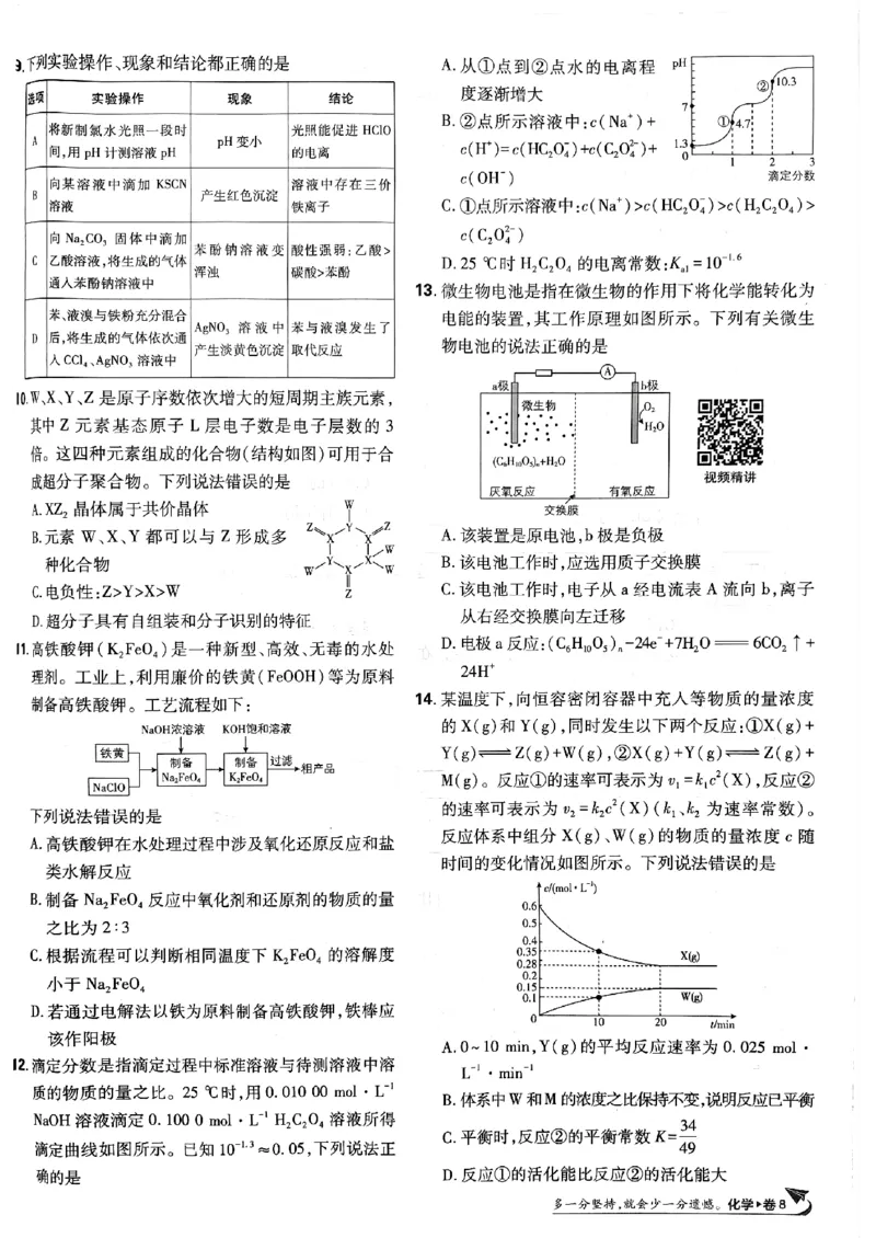 2025版高考必刷卷化学新高考版_2025高中教辅（后续还会更新新习题试卷）_《2025高考必刷卷》_化学