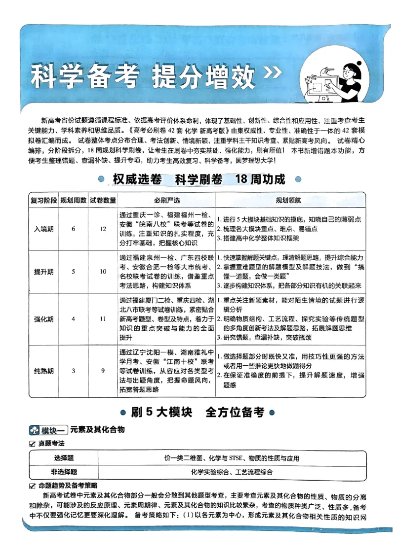 2025版高考必刷卷化学新高考版_2025高中教辅（后续还会更新新习题试卷）_《2025高考必刷卷》_化学
