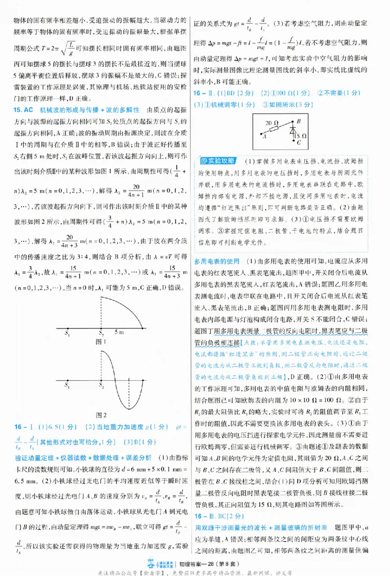 2025《金考卷&middot;特快专递&middot;第3期&middot;物理》答案_2025高中教辅（后续还会更新新习题试卷）_2025版《金考卷特快专递》_2025版金考卷特快专递第三期物理