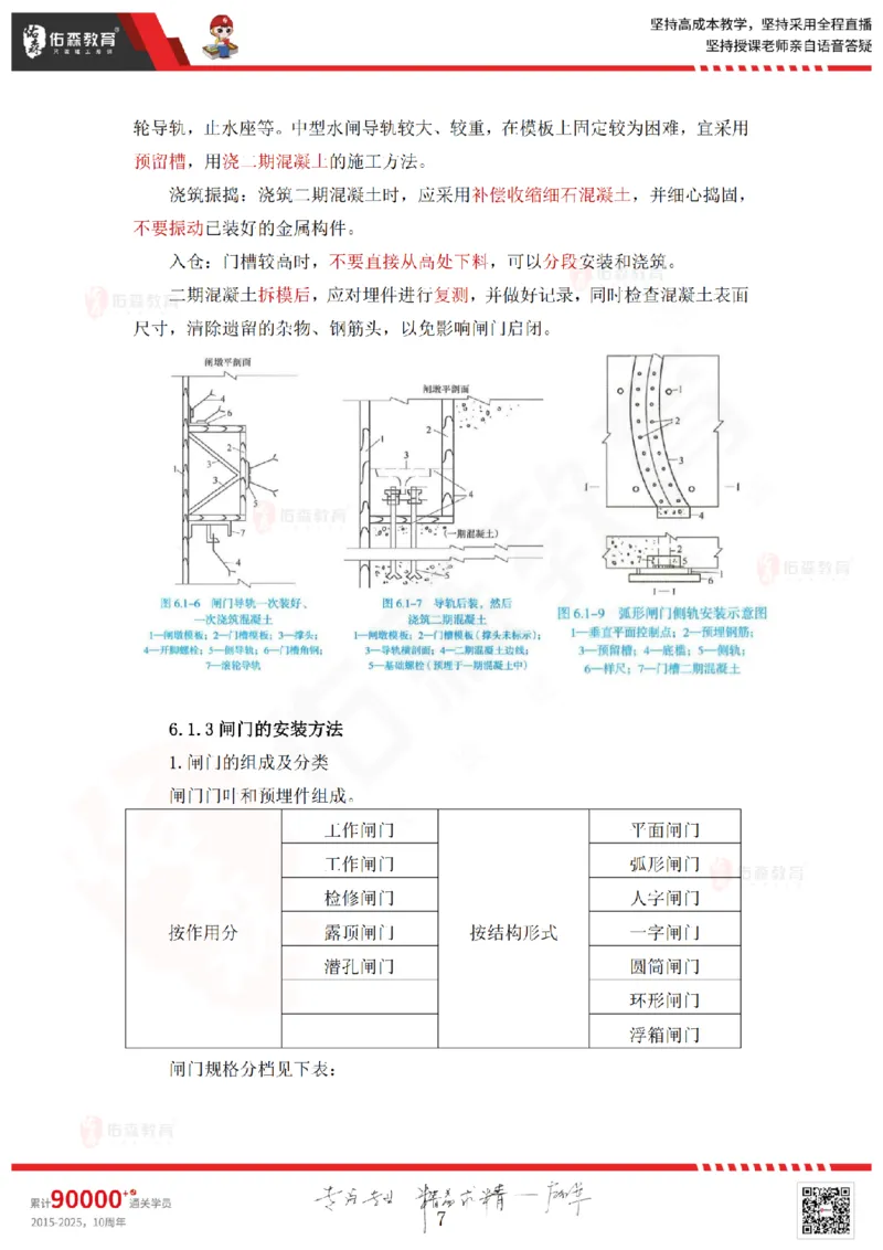 2025.4.12佑森教育赵建玲授课一建水利实务《第6章水闸、泵站与水电站工程》专用讲义，版权所有，侵权必究_2026年一级建造师_2026年一建水利_2025年一建水利SVIP