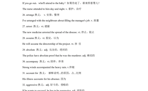 英语28高中英语必备熟词生义500词_S054高中英语备考必备学习资料包