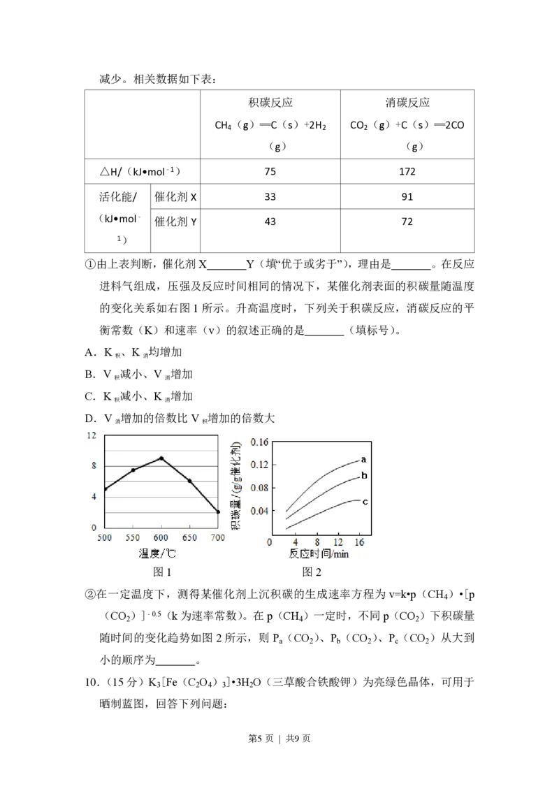 2018年高考化学试卷（新课标Ⅱ）（空白卷）_历年高考真题合集_化学历年高考真题_新&middot;PDF版2008-2025&middot;高考化学真题_化学（按省份分类）2008-2025_2008-2025&middot;（黑龙江）化学高考真题
