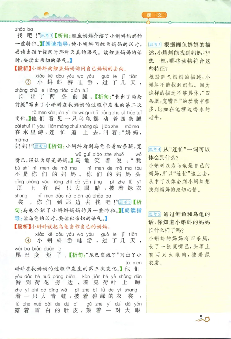 《教材解读》部编版语文2年级上册_二年级上下册资料_小学二年级学习资料-25年更新版_2-01、小学二年级语文上册_2-1-1、复习、知识点、归纳汇总_语文二（上）教材讲解+预习单