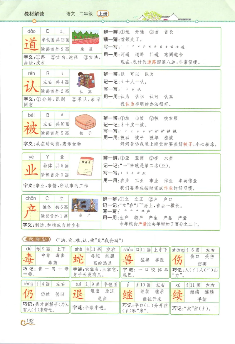 《教材解读》部编版语文2年级上册_二年级上下册资料_小学二年级学习资料-25年更新版_2-01、小学二年级语文上册_2-1-1、复习、知识点、归纳汇总_语文二（上）教材讲解+预习单
