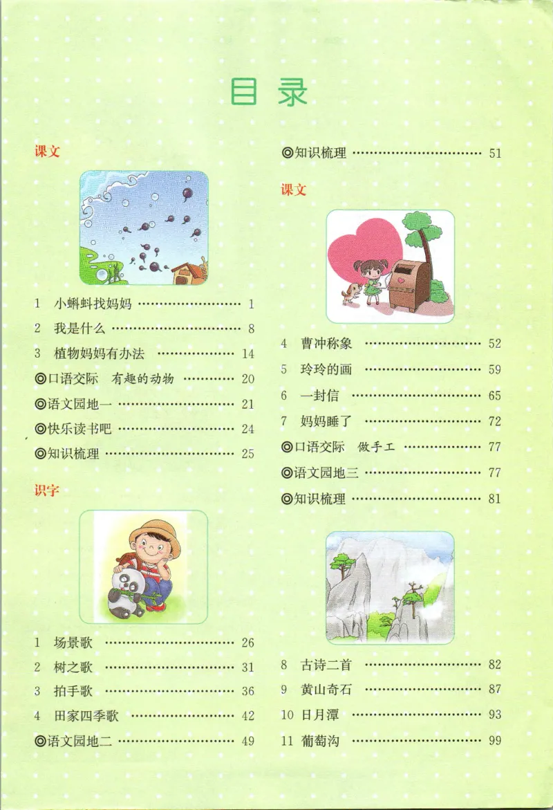 《教材解读》部编版语文2年级上册_二年级上下册资料_小学二年级学习资料-25年更新版_2-01、小学二年级语文上册_2-1-1、复习、知识点、归纳汇总_语文二（上）教材讲解+预习单